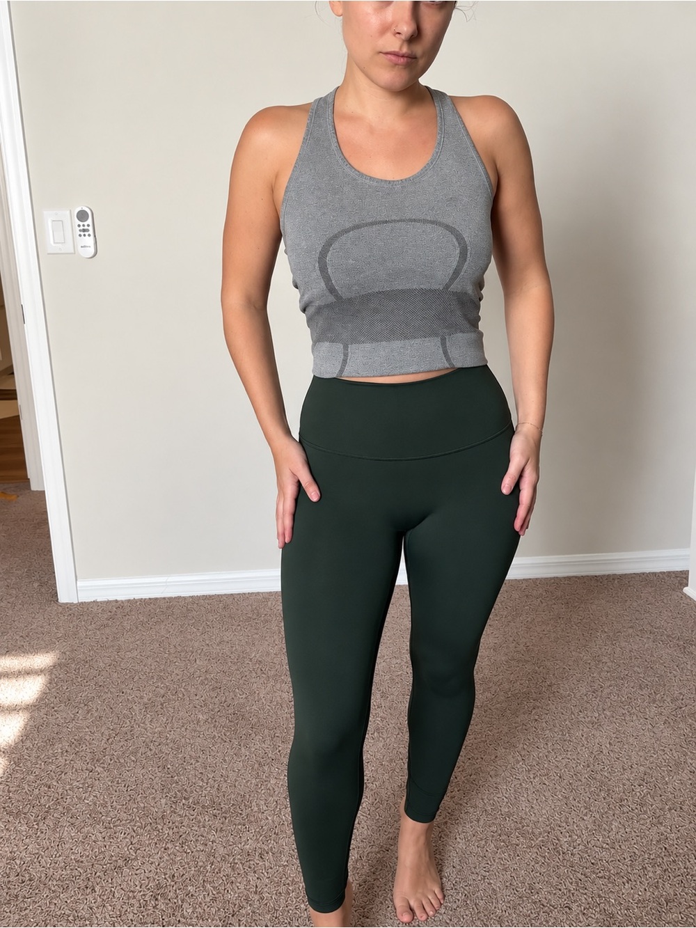 Lululemon Align No Line Leggings | High Rise | Green | Size S